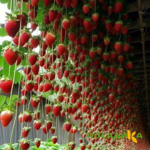 Клубника ампельная Анастасия купить по цене от 370р. в интернет-магазине «Посадика» с доставкой почтой в в Купиное и по всей России – [изображение №1].